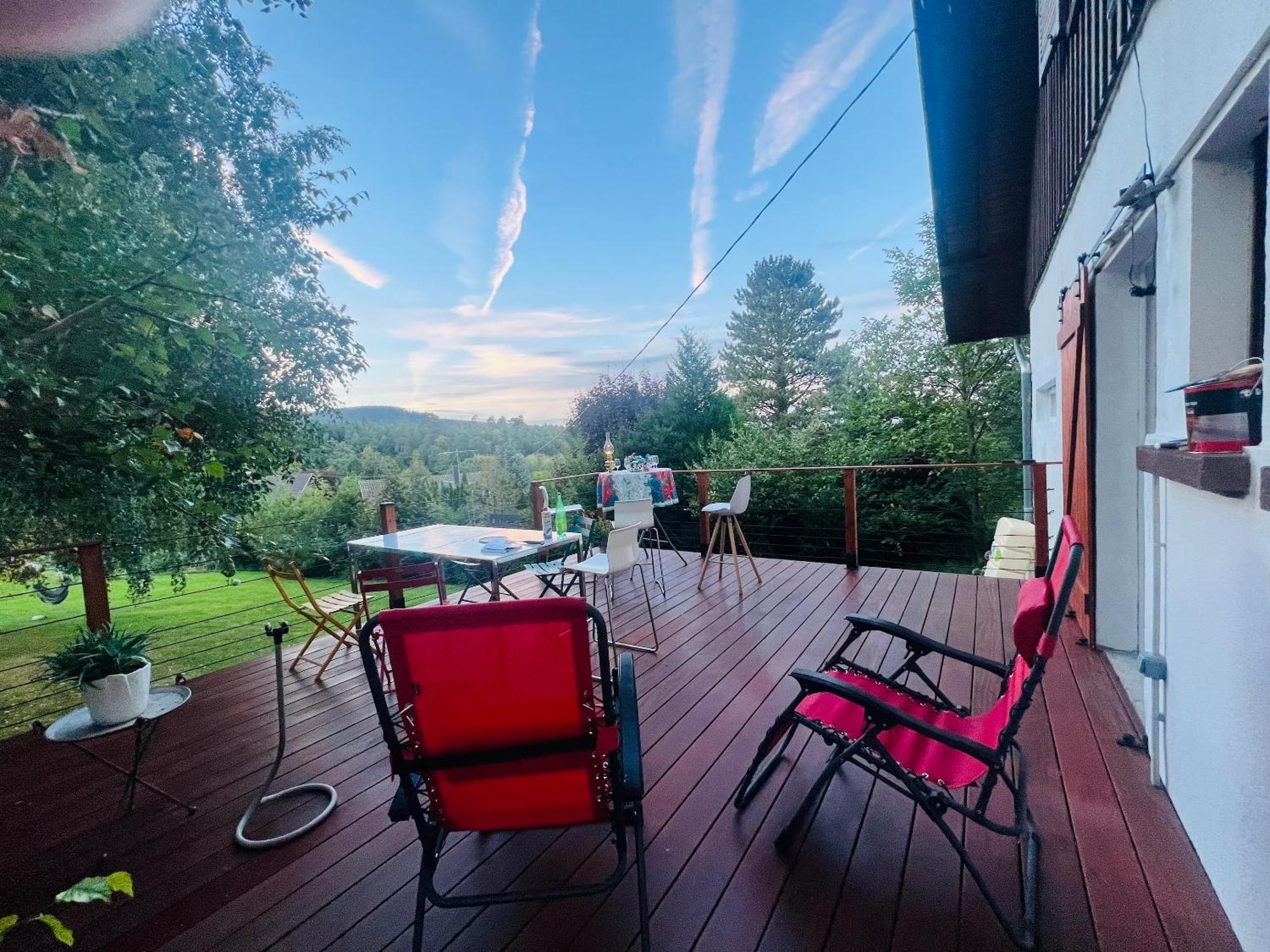 Chalet Spacieux A Wangenbourg-Engenthal Avec Vue Panoramique Ngoại thất bức ảnh